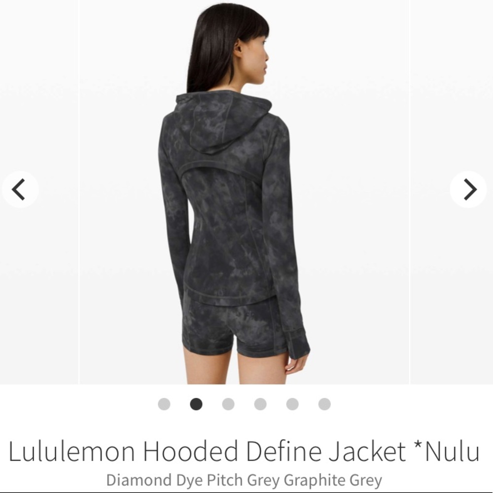 Lululemon Hooded Define Jacket Nulu Diamond Dye